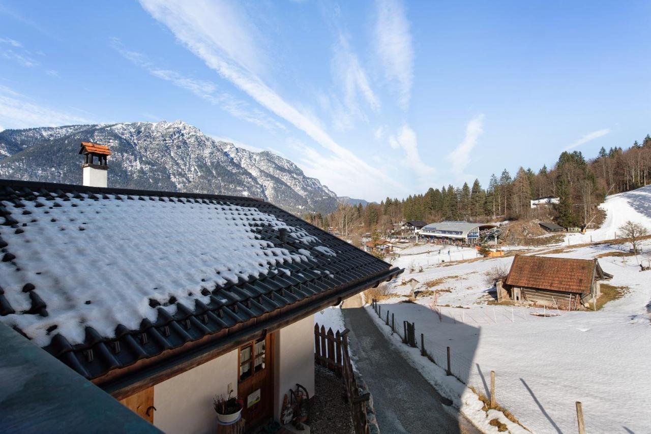 Ferienwohnung Riesserbaur Garmisch-Partenkirchen Buitenkant foto