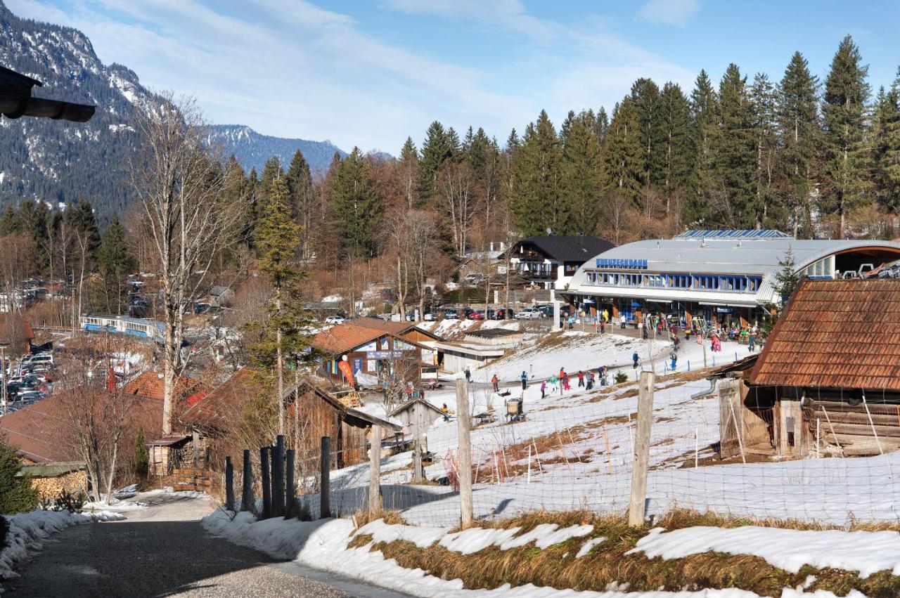 Ferienwohnung Riesserbaur Garmisch-Partenkirchen Buitenkant foto
