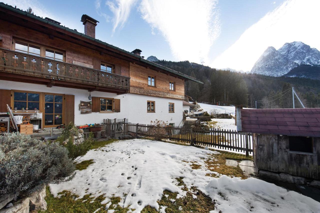 Ferienwohnung Riesserbaur Garmisch-Partenkirchen Buitenkant foto